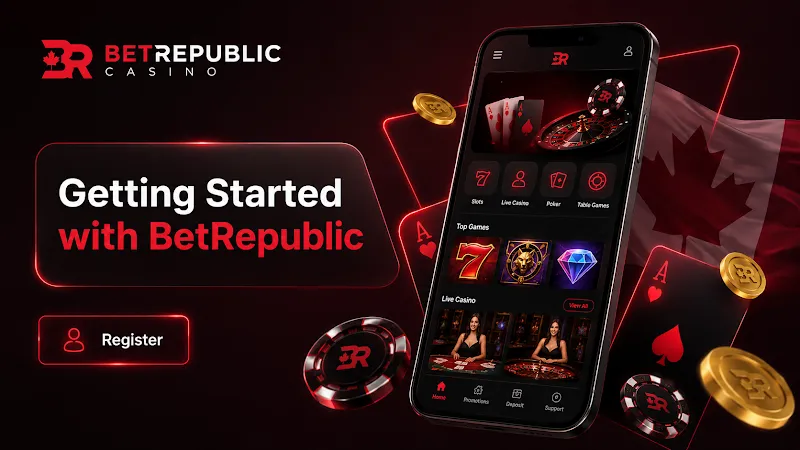 Commencer à jouer sur BetRepublic Casino